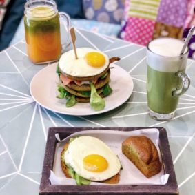 pancake avocado toast